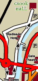 Directions to Crook Hall & Gardens